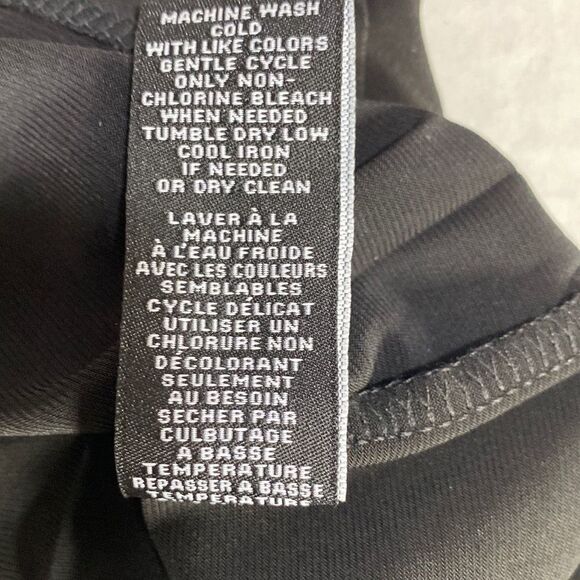 New Premise Black Cowl Neck 3/4 Sleeves Top Size 2X, Slinky Fabric - Picture 7 of 12